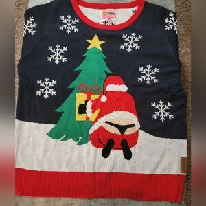 Tipsy Elves Whale Tail Ugly Christmas Sweater Women's NWT 1X